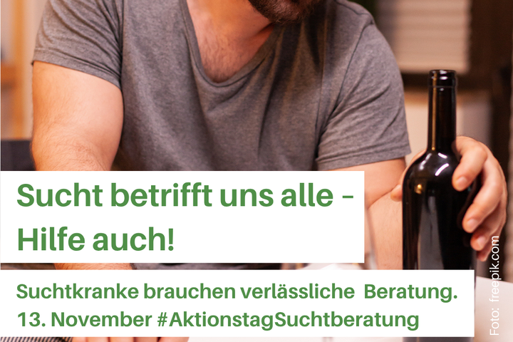 Aktionstag Suchtberatung am 13. November: Handlungsbedarf...